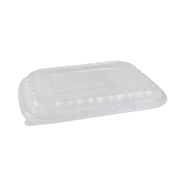 Pactiv Evergreen EarthChoice Entree2Go Takeout Container Vented Lid, 11.75 x 8.75 x 0.98, Clear, 200PK YCNV12X9PPDL - main